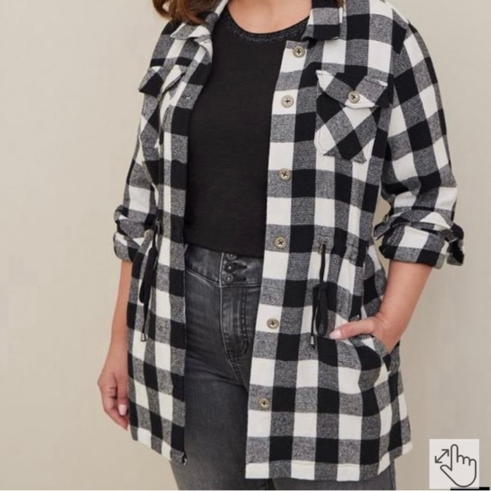 Torrid size 3 flannel Shacket